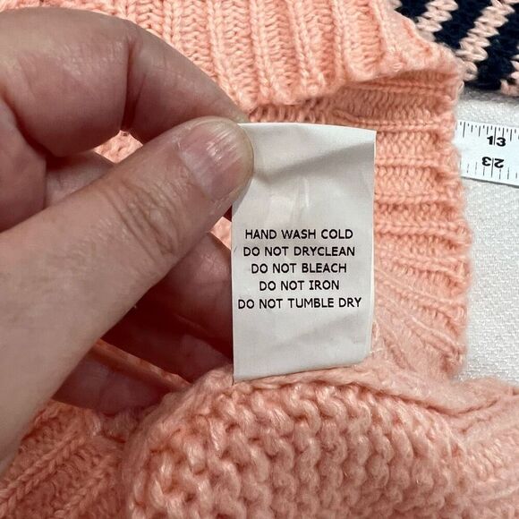 J. NNA Pink Color Block Button Up Cardigan Sweater Sz L‎ NWT Women’s - Picture 9 of 9